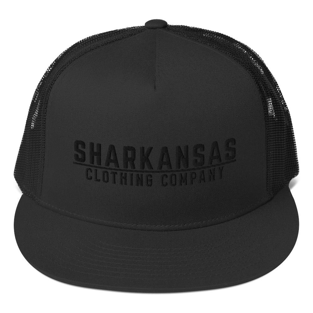 Sharkansas Truck Cap// Blacked Out